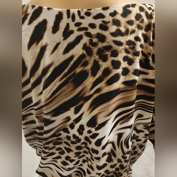 Macy's own Thalia Sodi Leopard Print Dress - Size Large - Picture 5 of 8